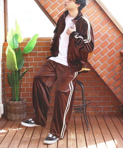 8 パンツ カーブベロアパンツ メンズ レディース : ZOZOTOWN Yahoo!店