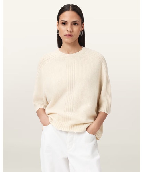 ARTS&amp;SCIENCE Big sweater LS Soft cashmere yarn カシミヤ100% 083-L865-K48 サイズ1 セーター ニット ライトブルー レディース アーツ&amp;サイエンス【中古】5-0123T△ Gray Светр '24 - KENDI CLOTHES