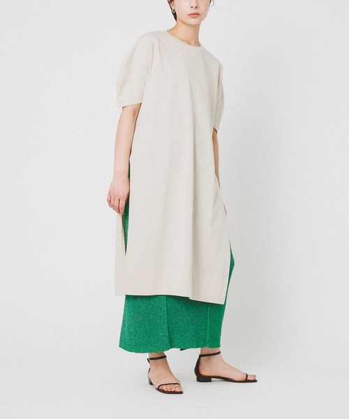 LAATO 「LAATO」 ドルマンスリーブカットソー FREE ライトグレー