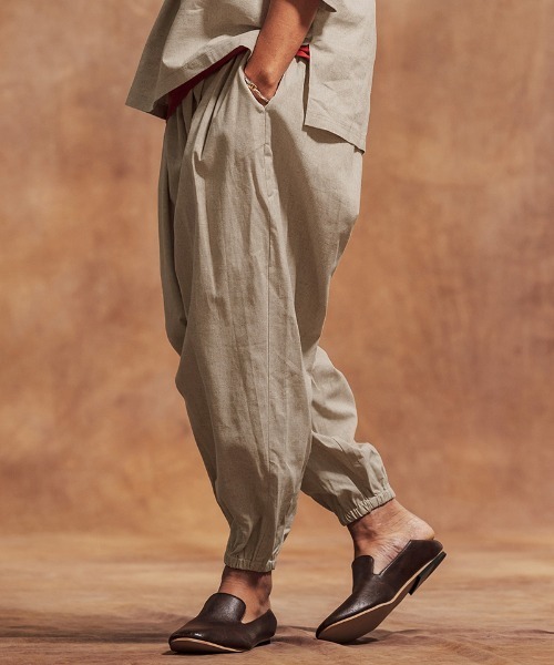 「Jih Nunc」 イージーパンツ S キナリ メンズ_画像5