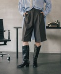 ワイドパンツ ハーフパンツ パンツ 短パン 「...の詳細画像1