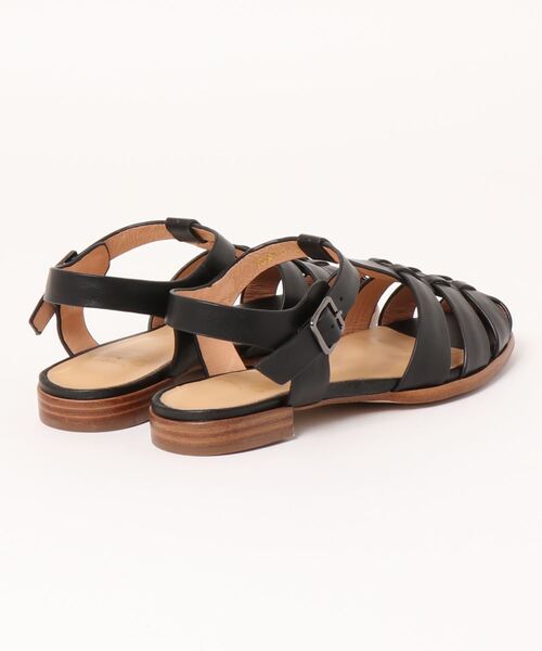 「ground green store」 フラットサンダル 37 ブラック レディース_画像2