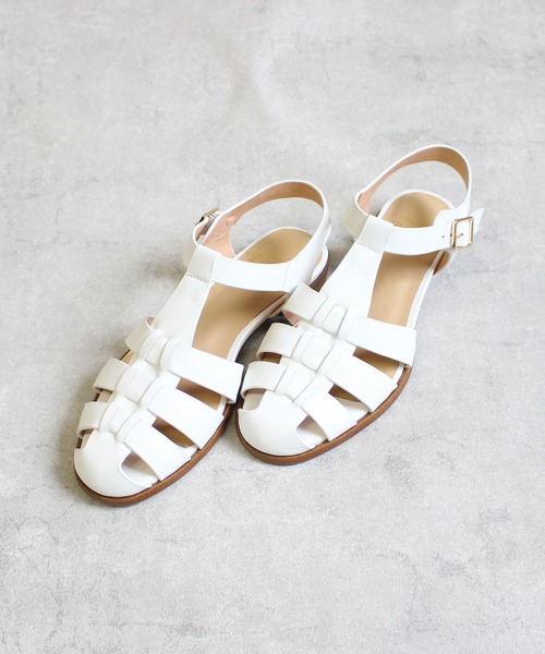 「ground green store」 フラットサンダル 37 ブラック レディース_画像5