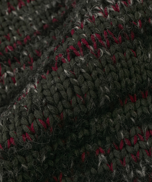 カーディガン Mix yarn drivers knit メンズ