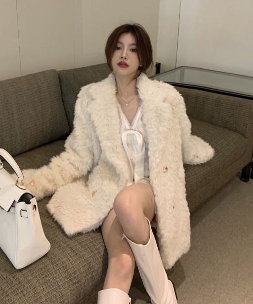 コート アウター オーバーサイズエコファージャケット/コート