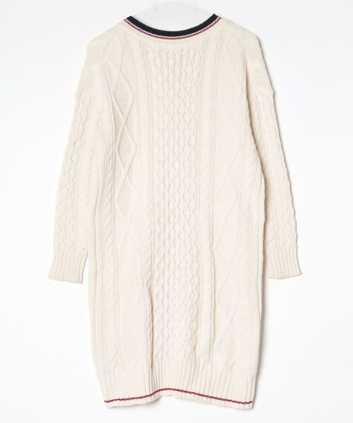 「BLUE LABEL CRESTBRIDGE」 ニットワンピース 38 ベージュ レディース_画像2