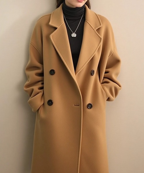 cammie コート チェスターコート シンプルチェスターコート レディース
