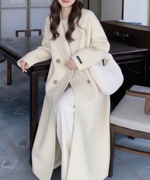 美品✨アミ チェスターコート AMI Alexandre Mattiussi - チェスターコート - TWO BUTTON COAT
