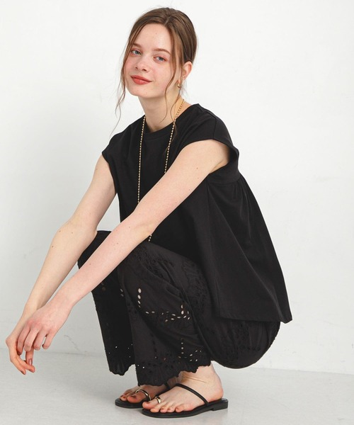 「URBAN RESEARCH Sonny Label」 半袖カットソー FREE オフホワイト レディース_画像9