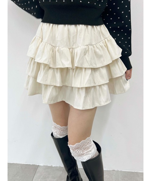 スカート コーデュロイ3段ティアードスカート : ZOZOTOWN Yahoo!店