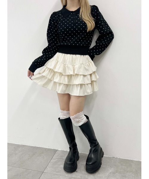 スカート コーデュロイ3段ティアードスカート : ZOZOTOWN Yahoo!店