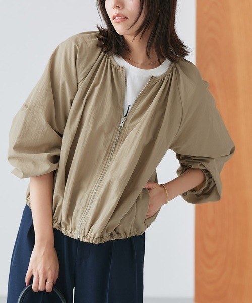 「Pierrot」 ブルゾン M アイボリー レディース_画像2