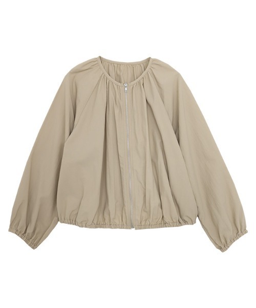 「Pierrot」 ブルゾン M アイボリー レディース_画像3