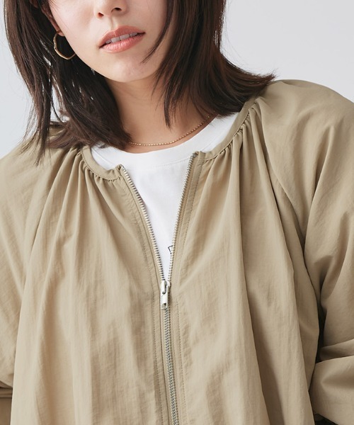 「Pierrot」 ブルゾン M アイボリー レディース_画像6