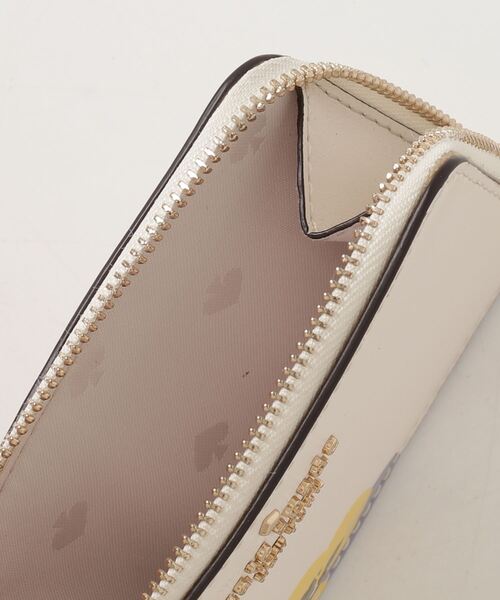 【未使用美品】ケイトスペード　カードケース　ホワイトピンク kate spade NEW YORK（ケイト・スペード ニューヨーク） ケイト