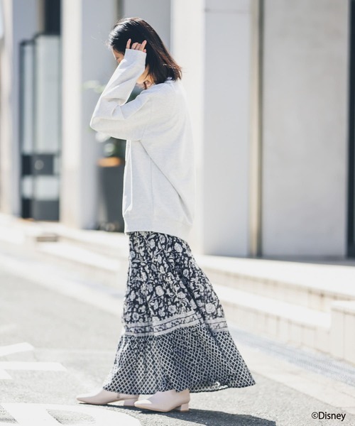 「MICKEY MOUSE」 スウェットカットソー MEDIUM グリーン系その他 メンズ_画像5