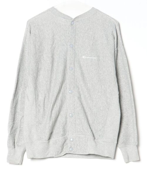 「MONKEY TIME」 スウェットカットソー「championコラボ」 S グレー メンズ_画像2