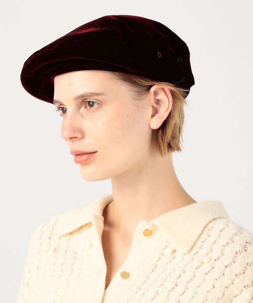 KIJIMA TAKAYUKI ナイロン ベレー帽 ブラック KIJIMA TAKAYUKI（キジマタカユキ） ベレー帽 FREE ブラック