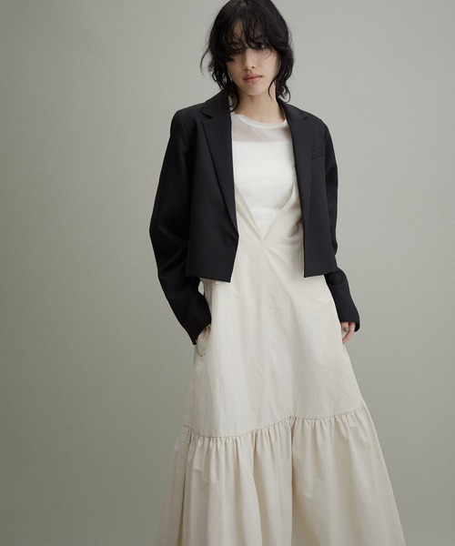 ADAM ET ROPE'（アダムエロペ） テーラードジャケット FREE ブラック