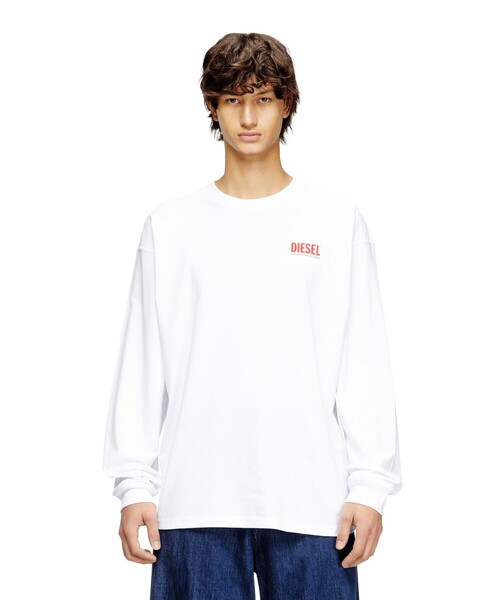 DIESEL（ディーゼル） tシャツ メンズ 長袖Tシャツ T-BOXT-LS-BISK