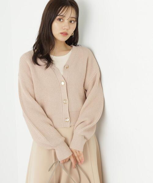 「PROPORTION BODY DRESSING」 ニットカーディガン FREE グレー レディース_画像2