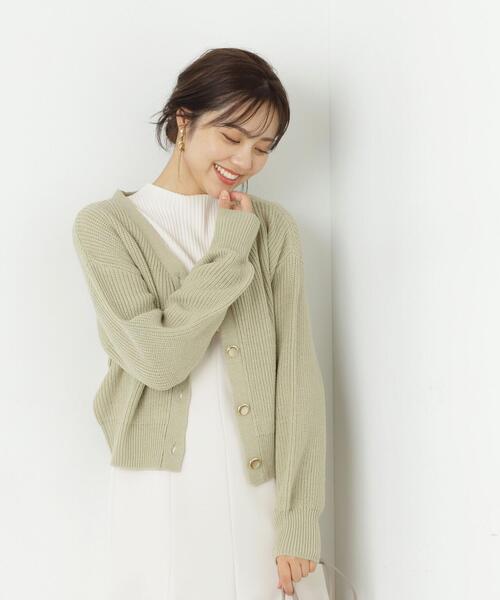 「PROPORTION BODY DRESSING」 ニットカーディガン FREE グレー レディース_画像5