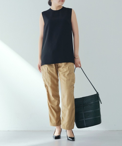 「Whim Gazette」 カーゴパンツ 38 カーキ レディース_画像4