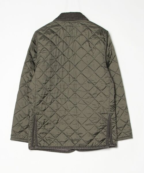 「LAVENHAM」 キルティングブルゾン S グリーン メンズ_画像2