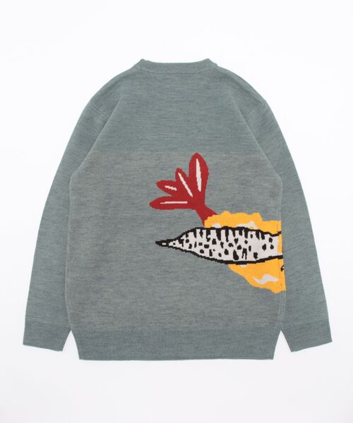 「go slow caravan」 長袖ニット LARGE ミント メンズ_画像2