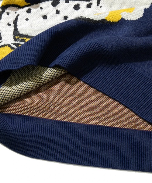 「go slow caravan」 長袖ニット LARGE ミント メンズ_画像7