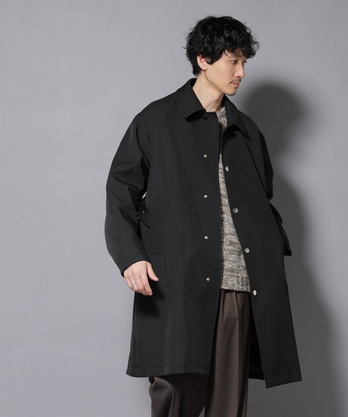 NANO universe（ナノ・ユニバース） ステンカラーコート コート メタル