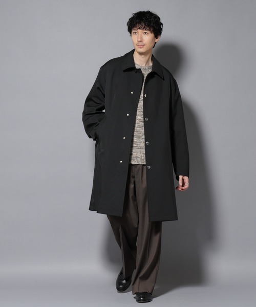 【値下げ】nano universe ステンコート NANO universe（ナノ・ユニバース） ステンカラーコート コート メタル