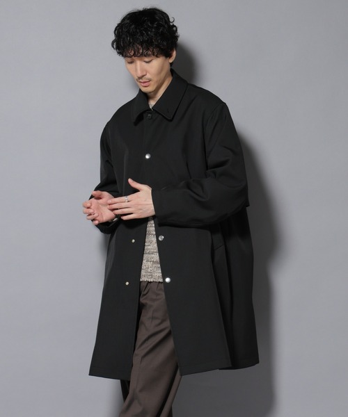 NANO universe（ナノ・ユニバース） ステンカラーコート コート メタル