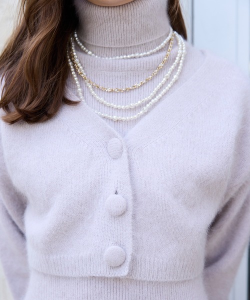 EIMY ISTOIRE（エイミーイストワール） ワンピース オフショルニット