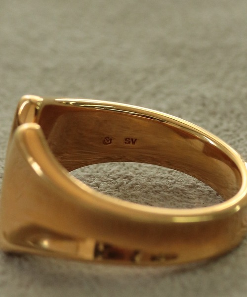 「NOIR DE POUPEE」 リング #15 ゴールド レディース_画像7