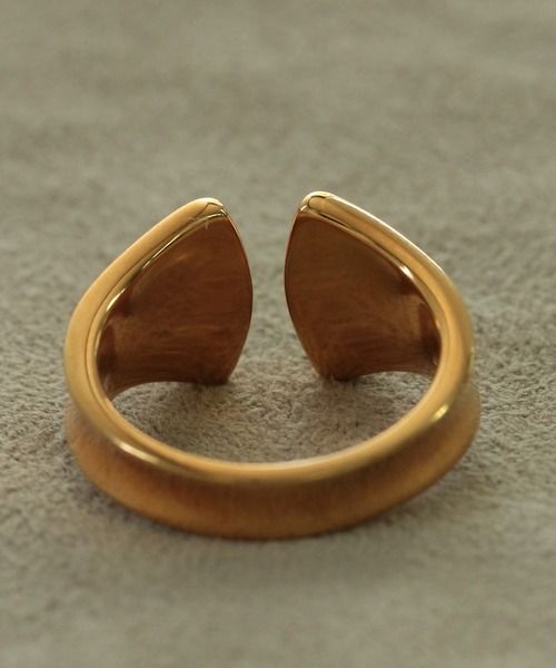 「NOIR DE POUPEE」 リング #15 ゴールド レディース_画像8