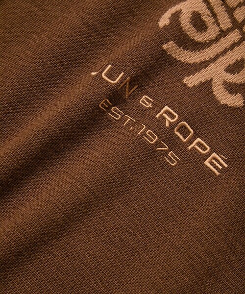 JUN&ROPE'（ジュンアンドロペ） ニット セーター モノグラムモチーフ