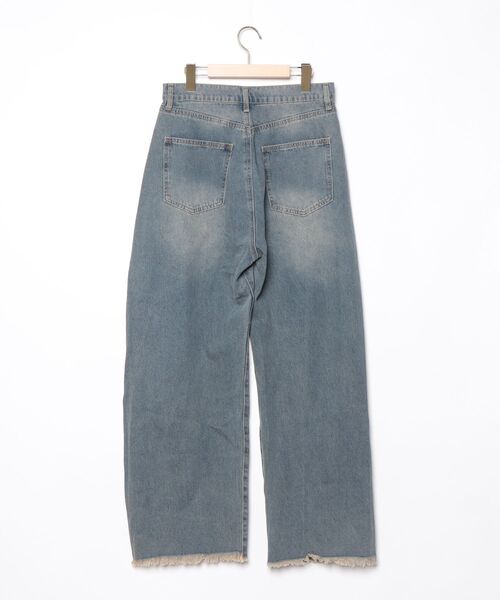 「Re:EDIT」 デニムパンツ X-LARGE ネイビー レディース_画像2