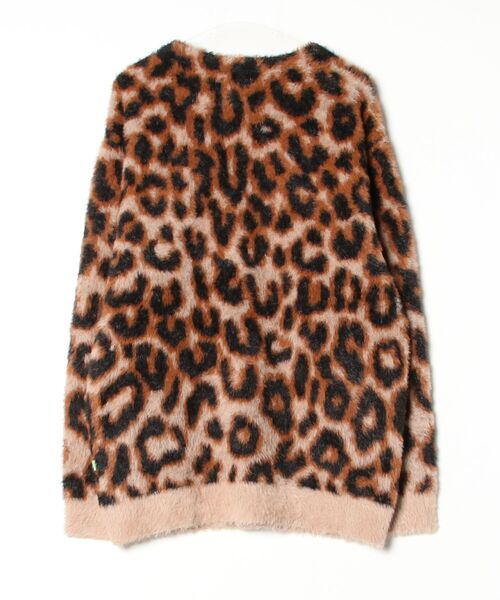 HUF x PLEASURES OUTRO カーディガン ブラウン　Lサイズ HUF（ハフ）の「PLEASURES OUTRO CARDIGAN / HUF プレジャーズ コラボ