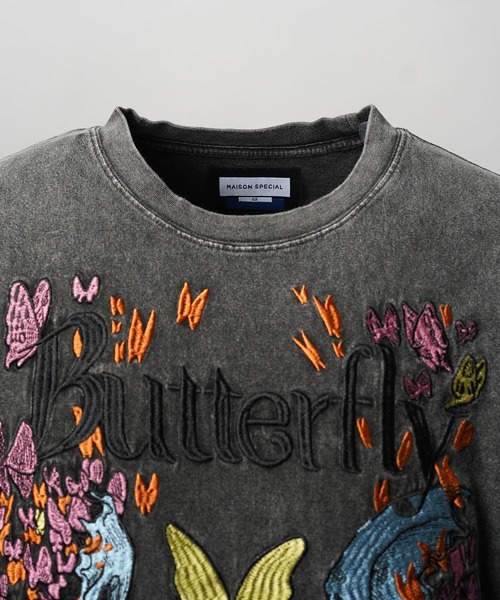 「MAISON SPECIAL」 半袖Tシャツ 0 グレー メンズの画像