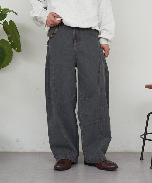CIAOPANIC（チャオパニック） パンツ 3Dカーブデニムパンツ メンズ