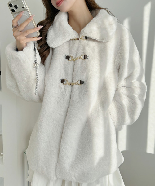 美品☆ ラビットファー ジャケット コート チェスターコート ミドル丈 毛皮 L 楽天市場】ラビットファーコートの通販