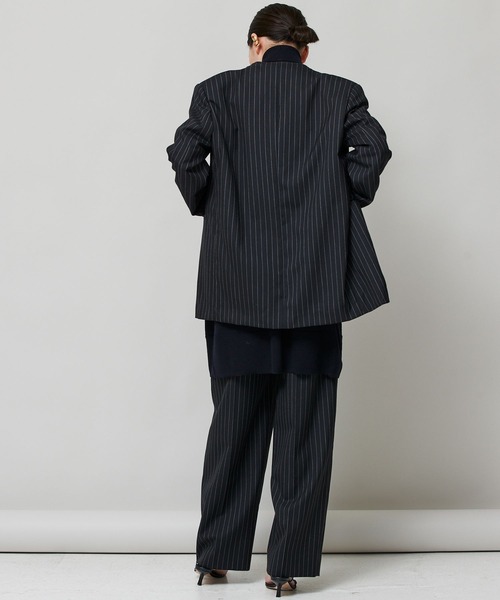 Curensology（カレンソロジー） ノーカラージャケット FREE ネイビー