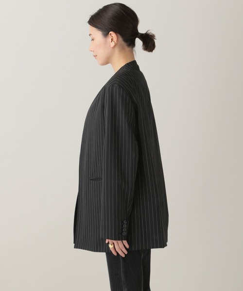 Curensology（カレンソロジー） ノーカラージャケット FREE ネイビー