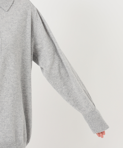 FRAMeWORK（フレームワーク） ニット セーター カシミヤロングポロ襟