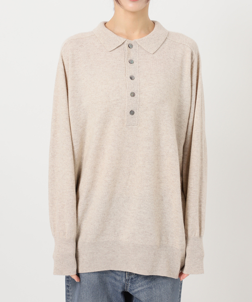 FRAMeWORK（フレームワーク） ニット セーター カシミヤロングポロ襟