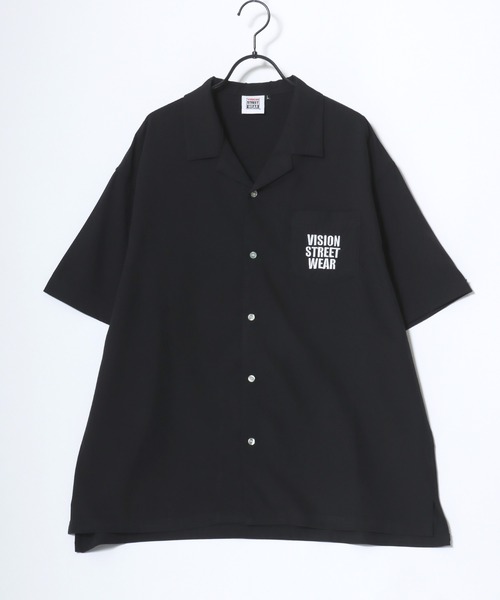 「VISION STREET WEAR」 半袖シャツ M アイボリー メンズ_画像7