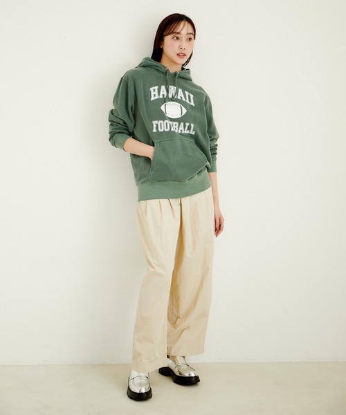 「GOOD ROCK SPEED」 プルオーバーパーカー FREE ライトグレー レディース_画像6