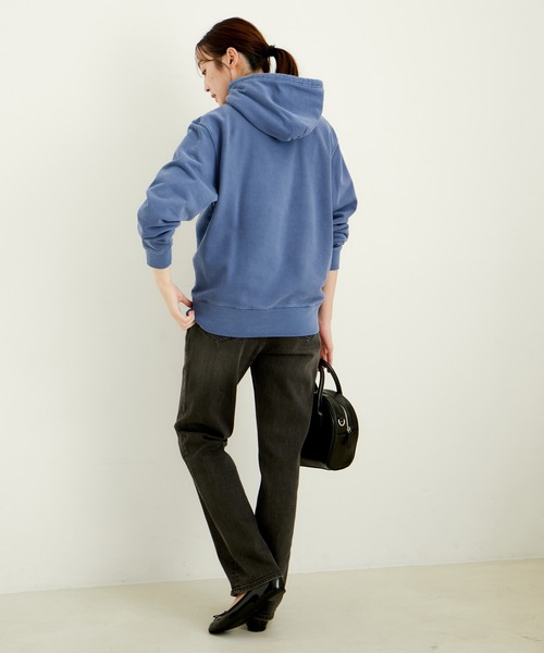 「GOOD ROCK SPEED」 プルオーバーパーカー FREE ライトグレー レディース_画像8