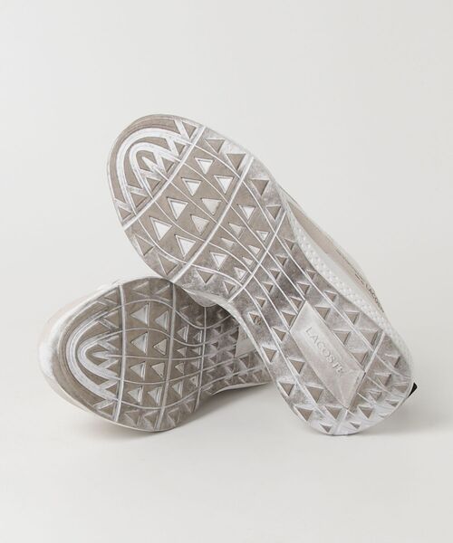 「LACOSTE」 ローカットスニーカー 26.5cm ホワイト メンズ_画像3